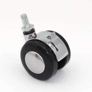 <span class=keywords><strong>40mm</strong></span> Zinc Alloy <span class=keywords><strong>Furniture</strong></span> <span class=keywords><strong>Caster</strong></span> Wheels with Brake 50mm Chrome Chair Rodízios para o Quarto para a Escola Hospital Sala de estar Hotel - Product Image 4