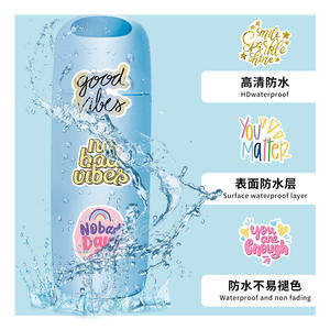 50PCS Colorido lindo dibujos animados niños recompensas frase motivacional positivo animar pegatina - Product Image 5