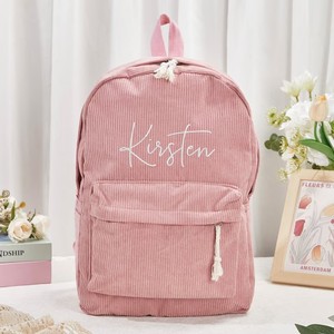Venta al por mayor de fábrica <span class=keywords><strong>Mochila</strong></span> para niños <span class=keywords><strong>Nombre</strong></span> personalizado Logo Bordado Personalizado <span class=keywords><strong>Mochila</strong></span> para niños Cierre de cremallera impermeable Caramelo - Product Image 6