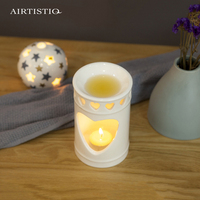Décor à la maison en céramique arôme parfum lampes chauffe-plat parfum huile diffuseur brûleur d'encens bougie plus chaud
