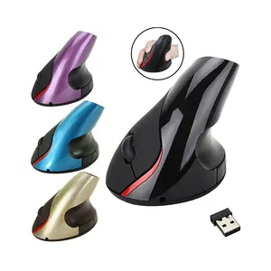 high quality USB rechargeable 2.4G wireless ergonomics generation2 vertical mouse wristband optical mouse