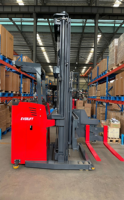 Chariot élévateur électrique EverLIFT 1.6T à 3 voies avec batterie lithium-ion, déplaceur latéral, pneus pleins, pour allées étroites, intérieur/extérieur