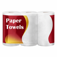 Papier essuie-tout de cuisine à 2 ou 3 plis, ultra doux et résistant, de haute qualité, en rouleau, marque privée