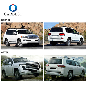 CARBEST 2016-2020 pour <span class=keywords><strong>Toyota</strong></span>, kit carrosserie, pièces automobiles les plus récentes pour <span class=keywords><strong>LC300</strong></span> <span class=keywords><strong>2022</strong></span>, mise à niveau incluant les pare-chocs - Product Image 6