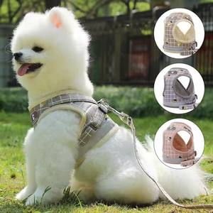Adjustable XL Cat <b>Harness</b> <b>Dog</b> Vest With Reflective Feature Fashionable <b>Dog</b> <b>Harness</b> Leash Set for Walking Puppy Cat Accessories - Product Image 2
