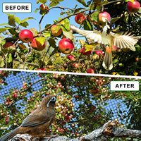 Zwaarbelastbaar vogelnestnet, versterkt HDPE pluimveennet, anti-vogelnet voor kippenhokken, pluimveestallen en gewasbescherming