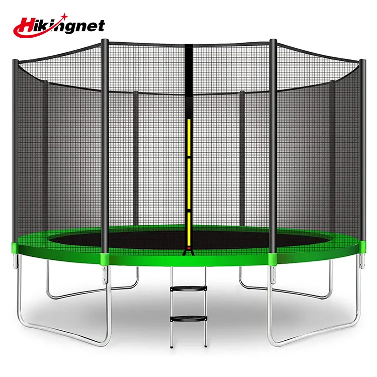 6x9ft dobrável retangular rodada competição trampolim jogos crianças salto teatros ginástica treinamento trampolim