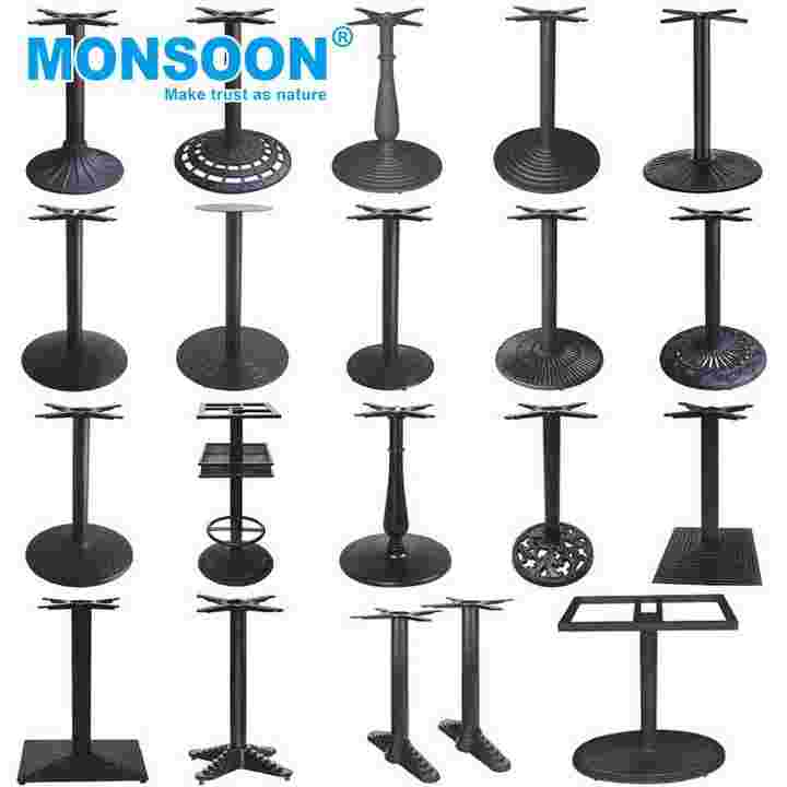 table legs industrial cast iron steel chrome coffee table legs office