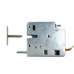 Từ khóa 12V cho tủ locker solenoid khóa S220 điện từ khóa mùa xuân Locker giặt Locker