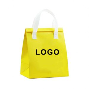 Sac isotherme jetable auto-adhésif de qualité supérieure en non-tissé pour pique-nique, grand sac glacière thermique pliable - Product Image 1
