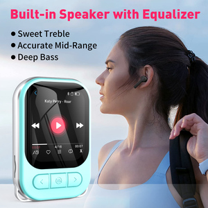 Lecteur de disques mini AIWEE M160 bleu, écran tactile complet de 1,96 pouce, lecteur MP4 portable, lecteur vidéo, <span class=keywords><strong>radio</strong></span>, musique - Product Image 4