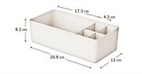 Boîte organisateur de câble en plastique de bureau avec tiroir diviseur panier de rangement pour chargeurs de téléphone cordons d'écouteurs accessoires de gestion