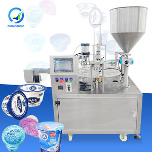 Máquina Llenadora de Yogur Totalmente Automática OCEAN, Máquina de Llenado y Sellado de Vasos para Mayonesa, Mermelada y Salsas - Product Image 1