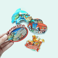 Aimant de réfrigérateur emblématique de Monaco et de Monte-Carlo, aimant de réfrigérateur souvenir touristique F1 Racing Casino Palais, cadeau de décoration pour la maison