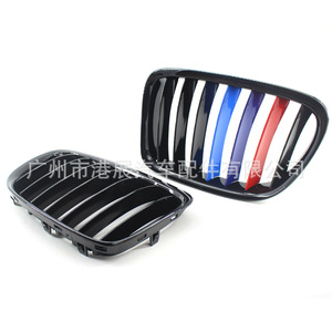 Parrilla Delantera Estilo M para BMW X1 E84, Negro Mate, Negro Brillante, Plástico ABS, para Modelos 2010-2014, Actualización de Parachoques - Product Image 2