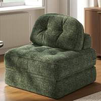 Canapé-lit compact moderne de luxe pour salon, mobilier en forme de L, fauteuil inclinable simple en velours côtelé, livré compressé en boîte, design économique pour la maison
