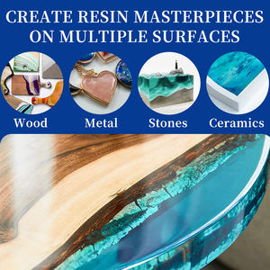 Yüksek şeffaflık derin dökün temizle 3:1 2 bileşen sıvı a B tutkal epoksi reçine nehir masa için - Product Image 4