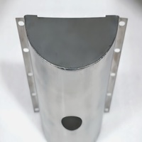 Capó de niobio curvado a medida con brida, 99.95% de pureza, ASTM B393, para horno de depósito de película delgada de semiconductores UHV