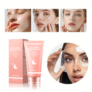 Bán hàng nóng 80ml chăm sóc da mặt bóc mặt nạ phục hồi độ đàn hồi da Collagen đêm gói mặt nạ - Product Image 4