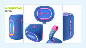 Altavoz Bluetooth Portátil Hopestar H57 Mini <span class=keywords><strong>de</strong></span> 15W con Luz RGB, Resistente al Agua IPX6, <span class=keywords><strong>Radio</strong></span> FM Integrada para Viajes, Campamentos y Uso en Exteriores - Product Image 4
