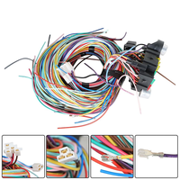 Kit de câblage 21 circuits, boîte à fusibles, adaptateur, connecteur, longueur standard, PTFE, PVC, nylon, âme en cuivre 14-18AWG, 17 fusibles, 110-240V