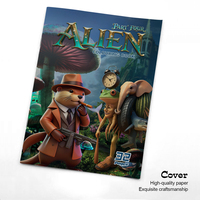 Libro para Colorear de World of Warcraft, el Más Vendido, Diversión para Niños, Libro para Colorear Abstracto con Diseños Alienígenas, Impreso y Personalizado al por Mayor