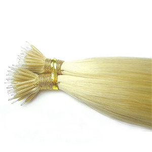 Vente en gros d'extensions de cheveux humains Nano Ring, extensions de cheveux Nano Tip, cheveux russes, extensions de cheveux Nano, sans nœuds, sans perte - Product Image 1