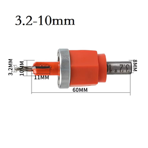 Punta da Centratura HSS da 82 Gradi 2.8mm - 4.0mm, Punta da Svasatura con Punta in Carburo da 10mm <span class=keywords><strong>3</strong></span>/8'' a Profondità Regolabile - Product Image 6
