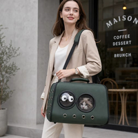 Sac de transport portable pour chat, respirant, à bandoulière, pour les voyages en plein air, accessoires pour animaux de compagnie, accessoires pour chats