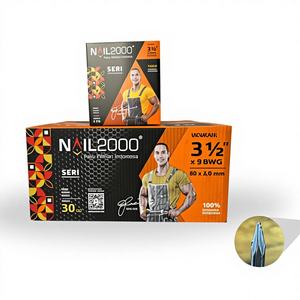 Clavos Comunes de Alta Resistencia y Acabado Pulido con Cabeza Antideslizante para Estructuras y Construcción - Product Image 1