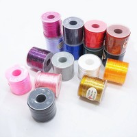 En Stock 2mm chinois nouage soie macramé cordon Nylon perles cordons tressé bijoux chaîne fil