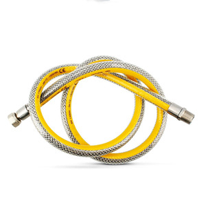Tuyau de <span class=keywords><strong>gaz</strong></span> naturel EN 14800, 2 <span class=keywords><strong>m</strong></span> <span class=keywords><strong>1</strong></span>/2 GW, pour cuisinières à <span class=keywords><strong>gaz</strong></span>, avec raccord rapide - Product Image 6