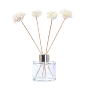 Fabricant vente en gros bouteille diffuseur cylindrique en verre de 100ml avec bouchon à vis senteurs personnalisés vente chaude - Product Image 2