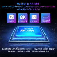 Boîtier TV intelligent Android 4K Topleo RK3588 PCBA avec prise en charge RTC, lecteur multimédia en streaming, boîtier TV intelligent Android AI