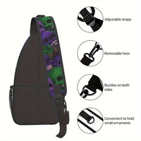 Tas Selempang Pria Custom All Over Print, Tas Dada Desain Personalisasi, Tas Olahraga Lari Wanita, Tas Crossbody Polos, Street Wear
