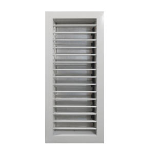 Aluminiumlegering centrale airconditioner verstelbare lamellen luchtuitlaat enkellaags dubbellaags rechthoekige vorm wandmontage airco - Product Image 1