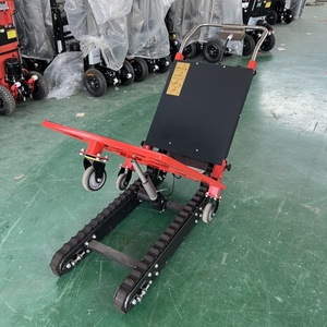 Carrello <span class=keywords><strong>Montascale</strong></span> Portatile Cingolato per Trasporto Pesante, Sollevatore Motorizzato per Mobilità e Logistica - Product Image 3