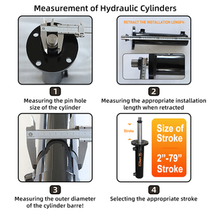 Autre matériel, bras à double <span class=keywords><strong>action</strong></span>, bride, course longue, vérin hydraulique de levage de 5 tonnes pour plateforme <span class=keywords><strong>a</strong></span>érienne Js205 - Product Image 5
