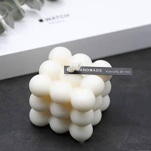 MUYULINS Molde de Silicona Reutilizable 3D para Velas Aromáticas, Molde para Pastel con Forma de Cubo de Rubik, Grado Alimenticio, para Regalo - Product Image 4