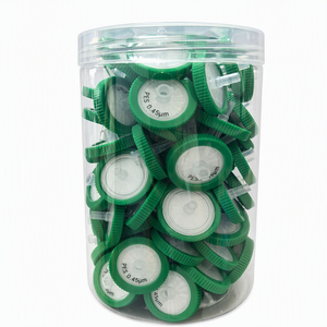 แผ่นกรองฉีดยา PES 0.45um แบบ Hydrophilic ขนาด 25 มม. สำหรับกรองของเหลวในห้องปฏิบัติการ - Product Image 2