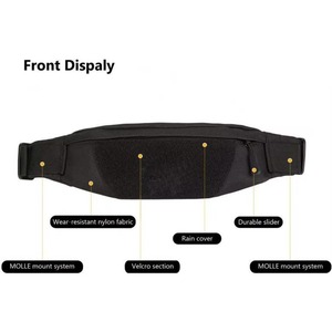 Free Sample BSCI <b>Hot</b> Selling Waterproof Adjustable Sport Pack Pouch Waist Pocket <b>Belt</b> Fitness Waist Bags Nylon Waist <b>Belt</b> - Product Image 2