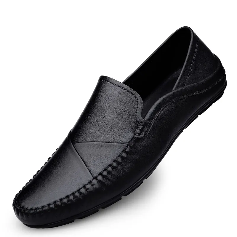 New Design Casual Men Leather Shoes slip on dress business Loafers