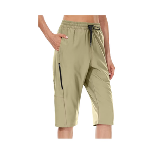 Pantalons de <span class=keywords><strong>randonnée</strong></span> d'été décontractés pour femmes pour <span class=keywords><strong>Amazon</strong></span> Hotsell Techniques tissées à séchage rapide Short à cordon respirant Taille moyenne Coupe ample - Product Image 1