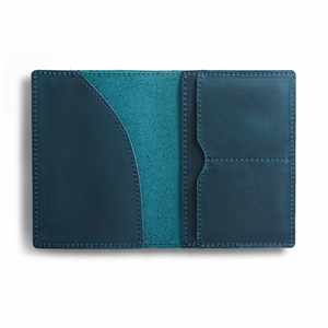 Porta Pasaportes y Tarjetas de Cuero Genuino para Hombre, Estilo Crazy Horse, Multifuncional, Resistente, para Viajes - Product Image 2