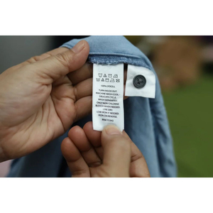 Étiquettes imprimées en taffetas 3x2 pouces, étiquettes de vêtements avec logo, étiquettes imprimées pour vêtements, meilleures ventes - Product Image 2