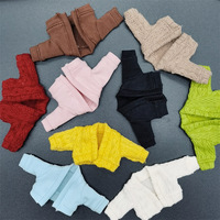 Vêtements pour poupée Ob11 : Cardigan GSC, Haut uni pour BJD 12 points, a Si 2.0, YMYmorry, Vêtements en laine, Modèle 001, Échelle 1/12, Sac OPP