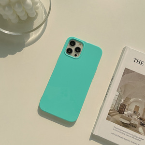 High quality shockproof and waterproof fluorescent half pack jelly TPU phone case suitable for iPhone 16 15 14 13 12 11 Pro Max