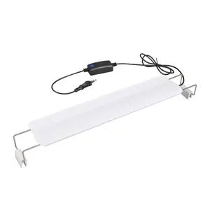 17W ausziehbare Halterungen Aquarium Aquarium LED Lampe mit Halter für Aquarium Pflanzen beleuchtung