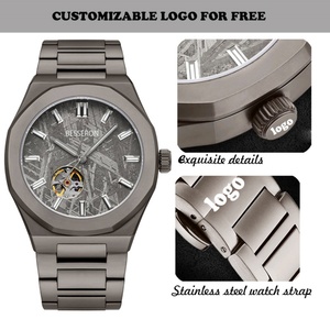 Reloj Mecánico de Lujo para Hombre, Esqueleto, Tourbillon, Luminoso, Automático, Esfera Pequeña de 22 mm, Correa de Cuero, Esfera de Cristal, Estilo Reloj de Pulsera - Product Image 2