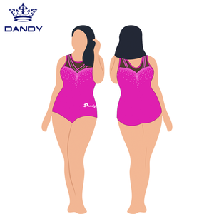 Combinaison de gymnastique en polyester à sublimation avec nouveau design à <span class=keywords><strong>prix</strong></span> d'usine <span class=keywords><strong>justaucorps</strong></span> de gymnastique pour filles avec vêtements de danse personnalisés - Product Image 2
